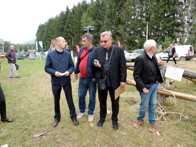 Prije početka izložbe - župan Petry, predsjednik Franic i voditelj Uvodić                                                                                                                                                                                 